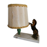 Table lamp '' metal horse ''
