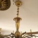 Large solid brass chandelier with 24 lights