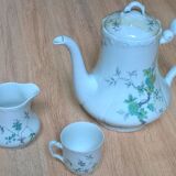 Set of 3 antique elements Limoges porcelain