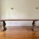 Monastery table in solid old oak – SUN 400 by 120 cm