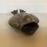 Brass zoomorphic vase