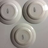 Lot of 9 plates Digoin Sarreguemines