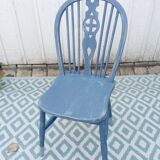 Patinated wooden chair