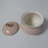 Sucier Villeroy & Boch pink and gold signed Lucien Engel