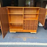 Teak storage unit, Luigi Bartolini sideboard 1960