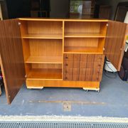 Meuble de rangement teck, buffet Luigi Bartolini 1960