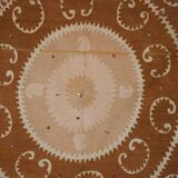 Vintage Turkish hand-knotted rug 132x135 cm