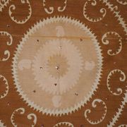 Tapis turc vintage noué à la main 132x135 cm