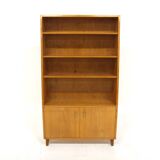 Scandinavian elm bookcase, Sweden, 1960