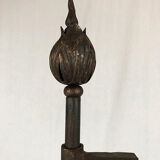 Large wrought iron lamppost, nineteenth