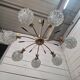 Vintage chandelier with 7 lights from the 60s/70s.