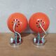 Paire d'appliques eyeball orange