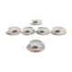 6 Tea/coffee cups in Arcopal from the 1970s with saucer
