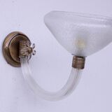 Vintage Venini Wall Murano Glass Light, 1960