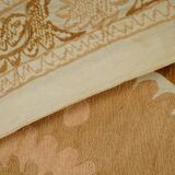 Hand-knotted rug, vintage Turkish rug 129x133 cm