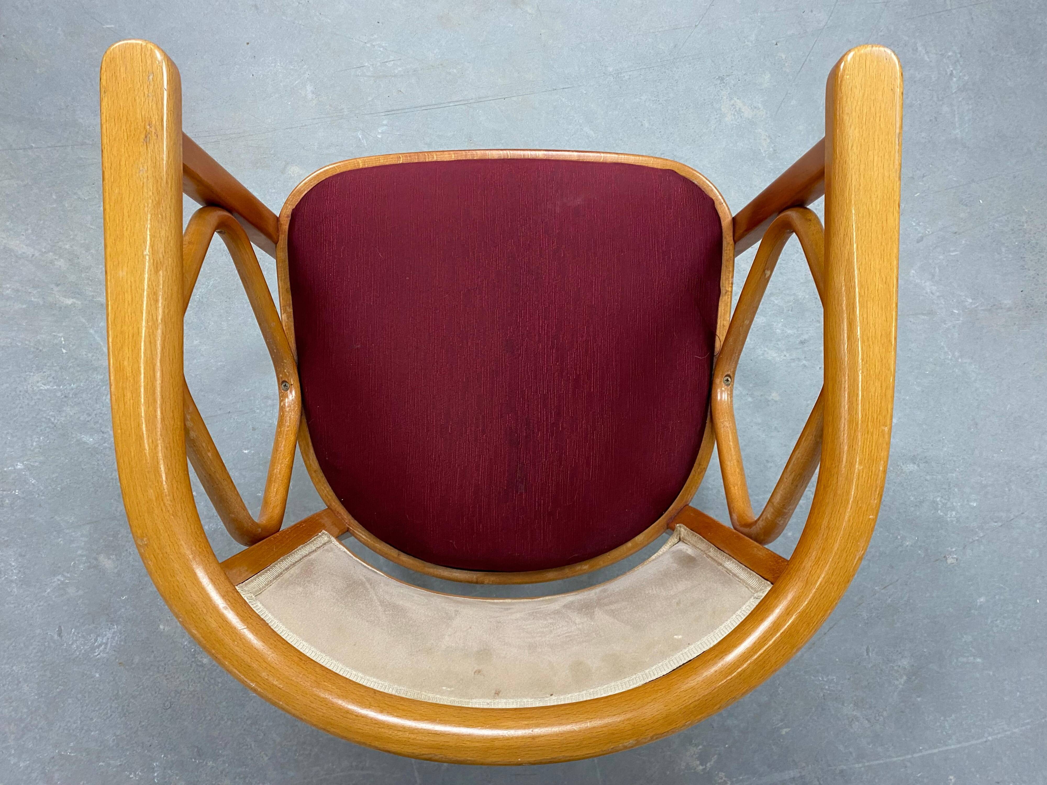 Set of 4 Fledermaus chairs made by Thonet.