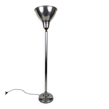 Art Deco lamp in chromed metal