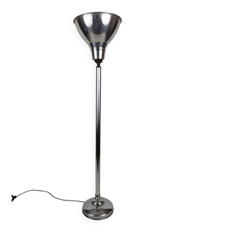 Art Deco lamp in chromed metal