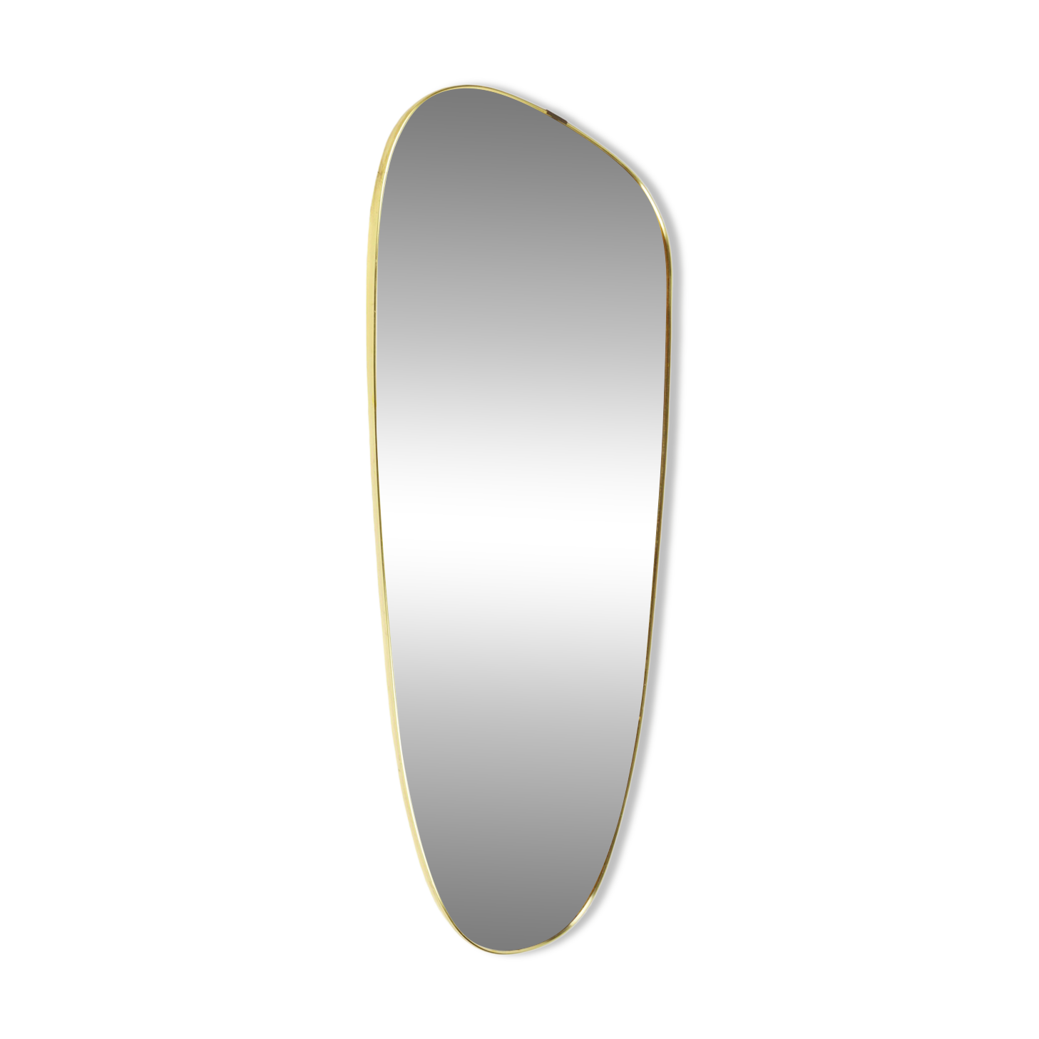 Miroir à cadre doré, années 1970