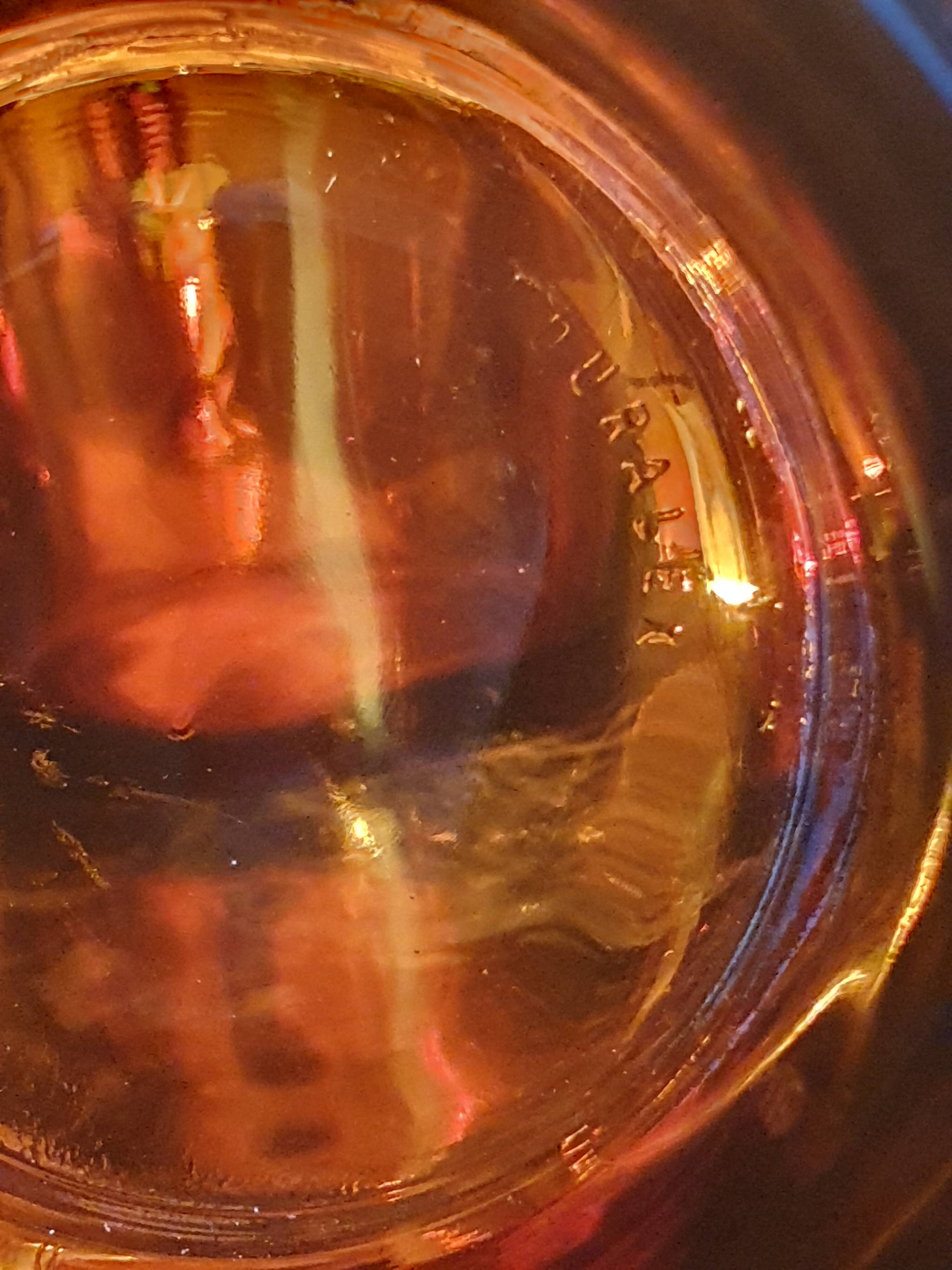 6 tasses vintage en verre ambré Duralex, Espagne