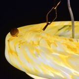 Art Deco yellow Murano glass pendant, 1950