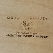 Mid-century teak desk by Svend Åge Madsen for Sigurd Hansen, 1960s.