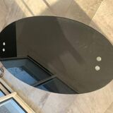 vintage smoked glass coffee table