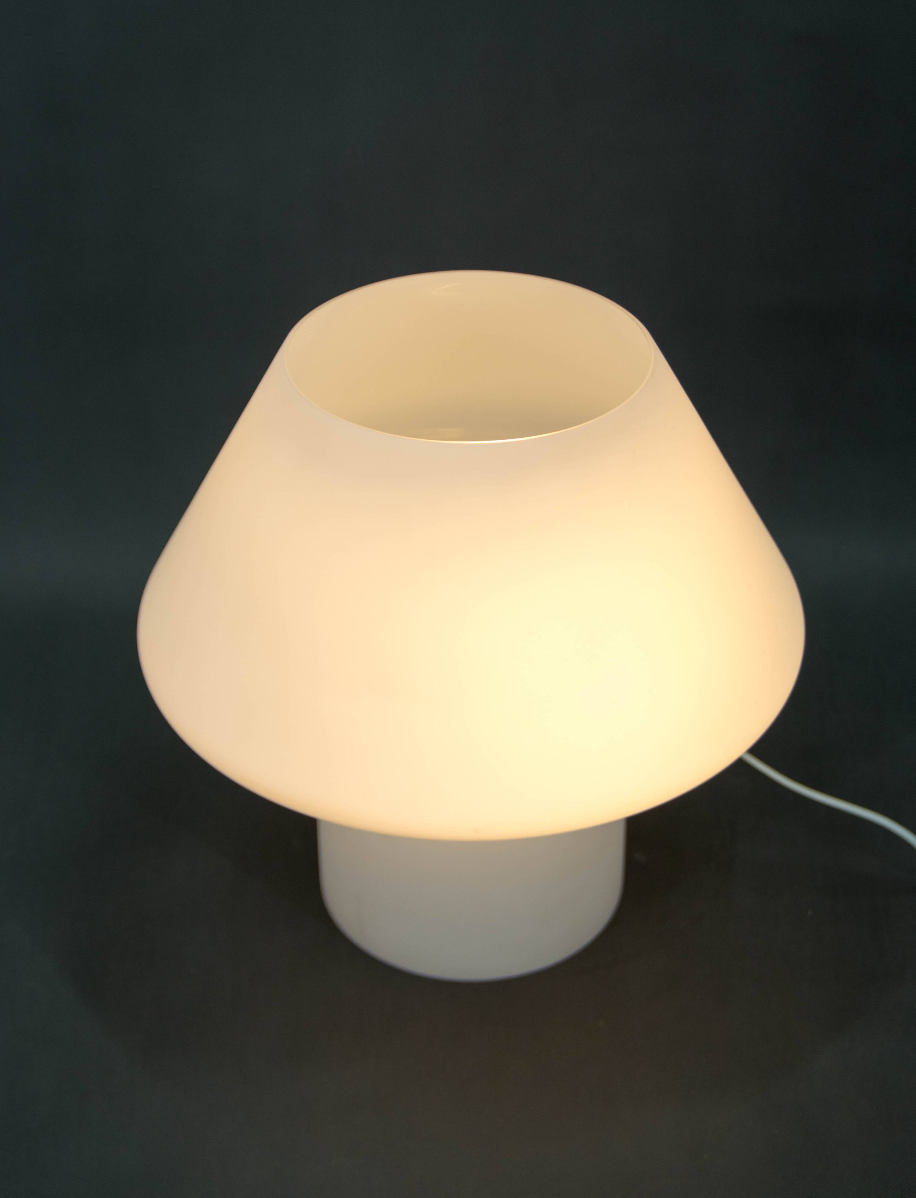 Murano Glass Mushroom Table Lamp, Italy, 2000s