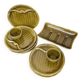 Gien vintage dinnerware set