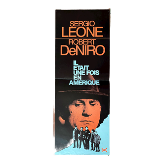 Affiche cinéma originale "Il était une fois en Amérique" Sergio Leone 22x58cm 1984
