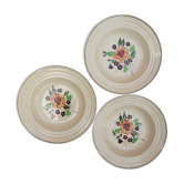 Assiettes creuses boch la louvière