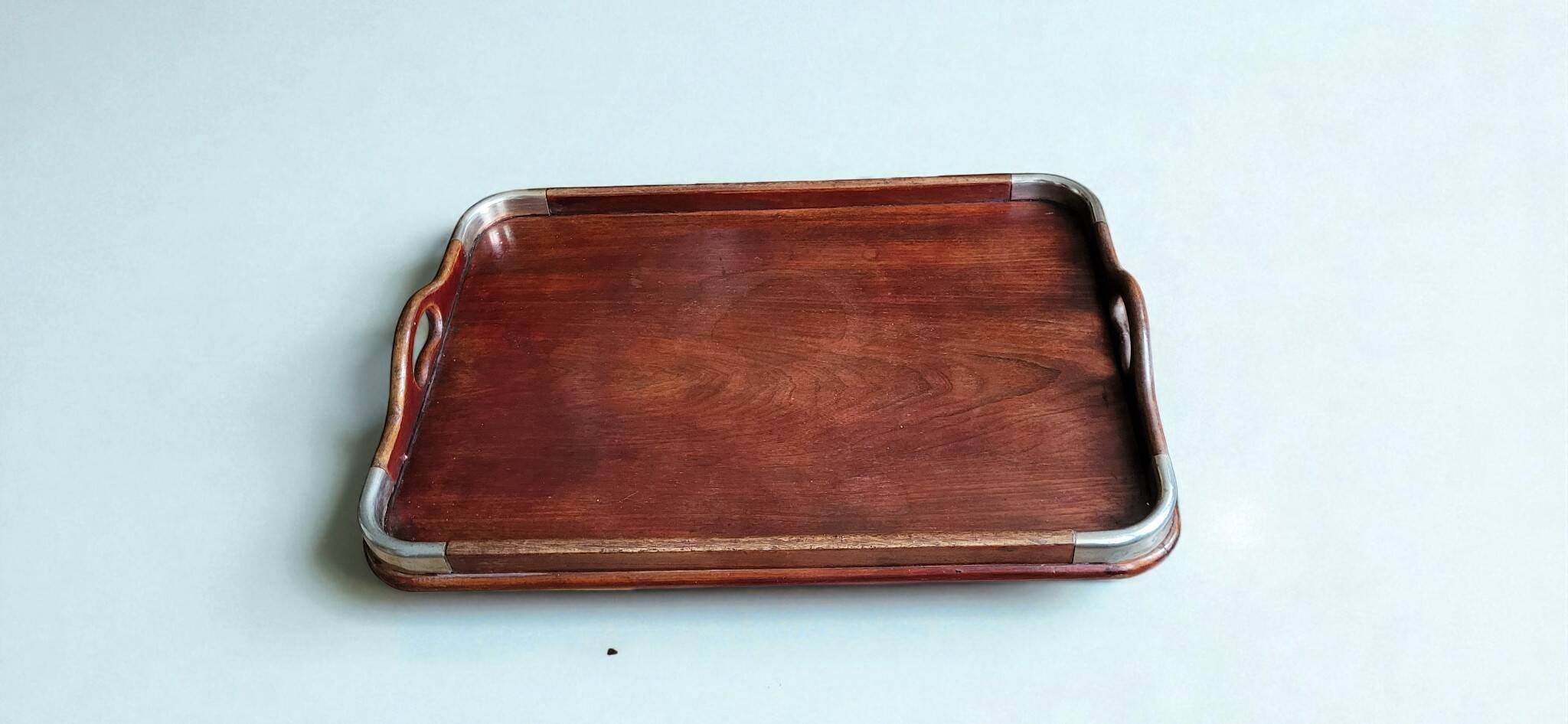 Mahogany serving tray