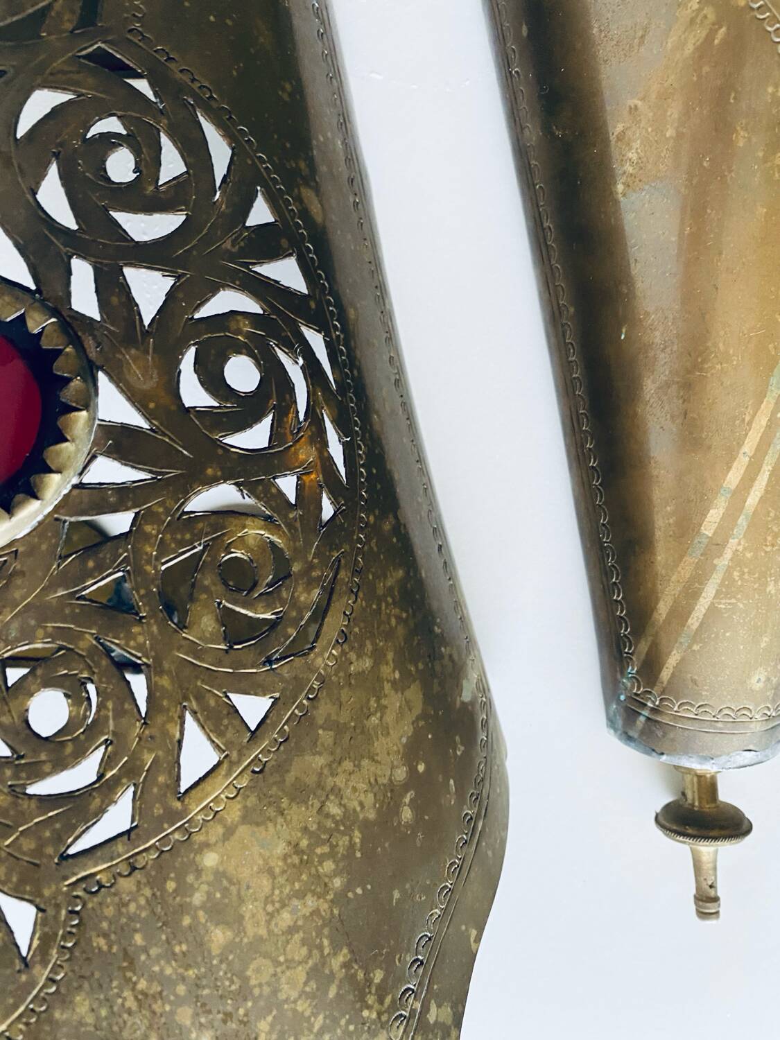 Pair of oriental wall lanterns