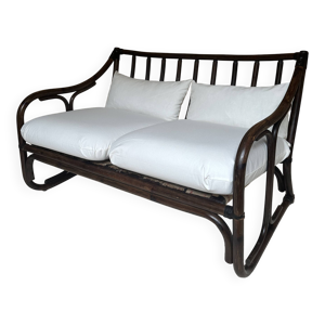 Banquette 2 places en - rotin