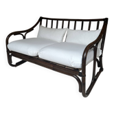 Banquette 2 places en rotin