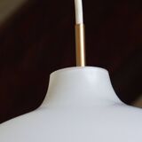 Louis Poulsen XL vintage opaline Scandinavian pendant light 40 cm
