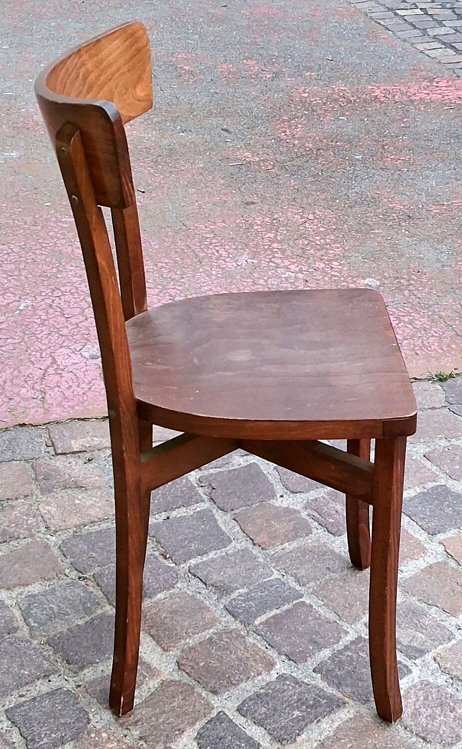 Brown beech bistro bar restaurant chair
