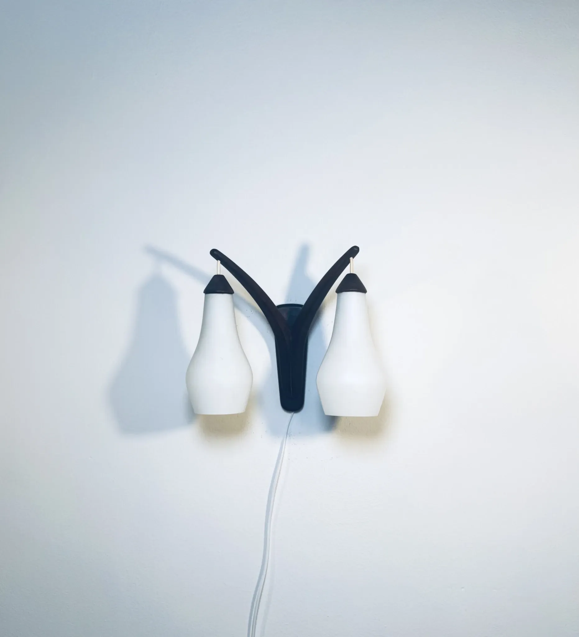 Double-Arm Wall Lamp By Uno & Östen Kristiansson For Luxus, Sweden, 1960S