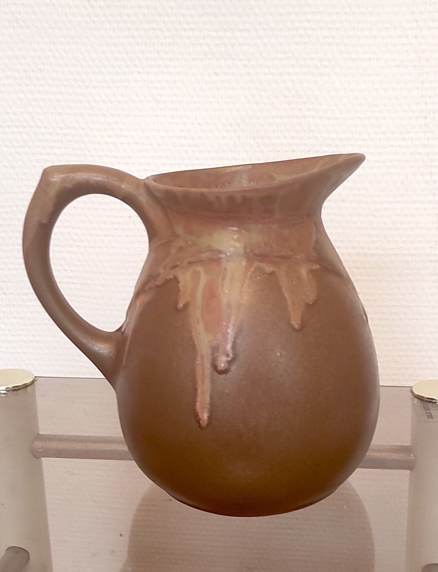 Pitcher in sandstone flamed by DENBAC – mid. XXth