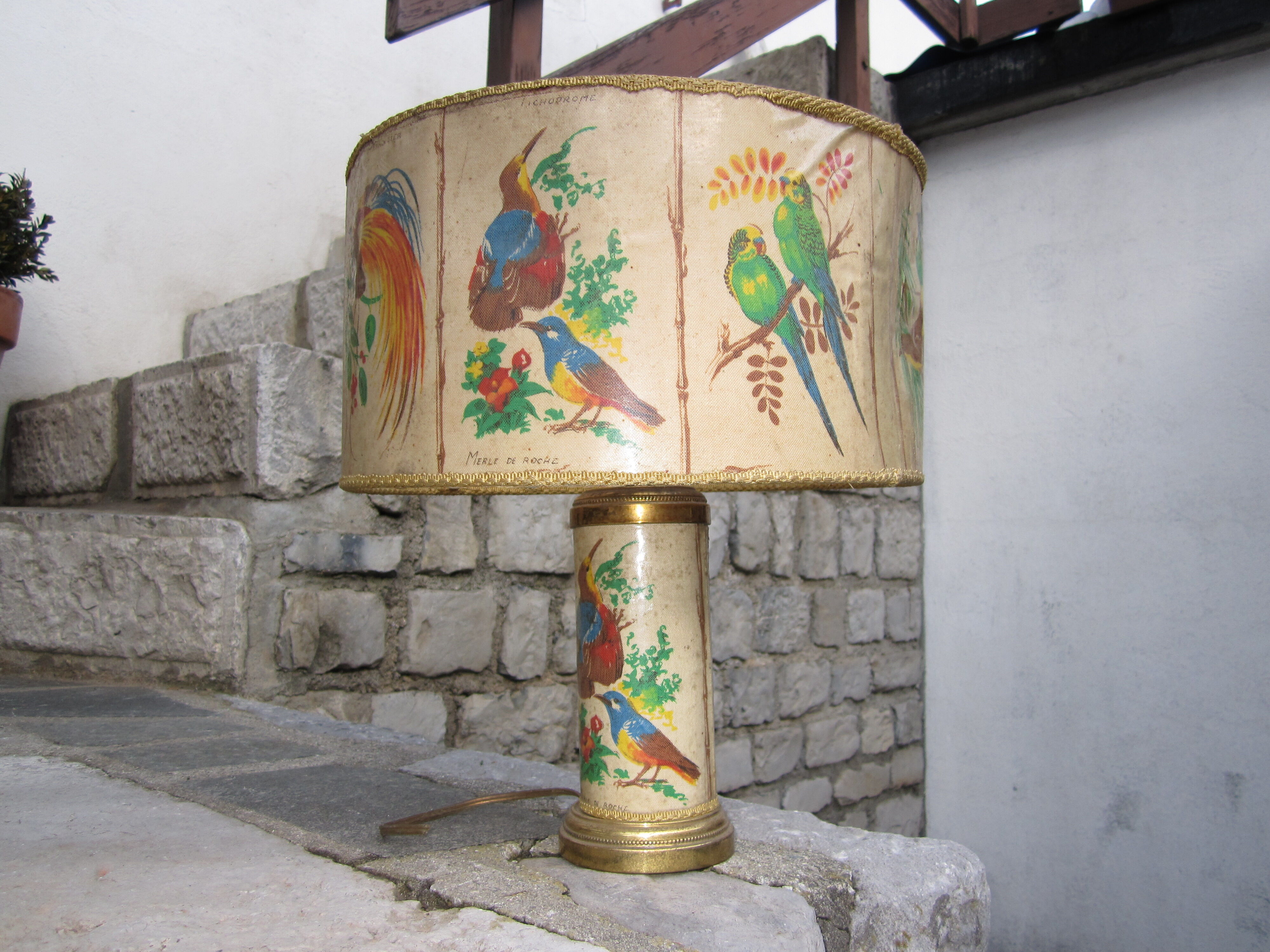 Vellum lamp