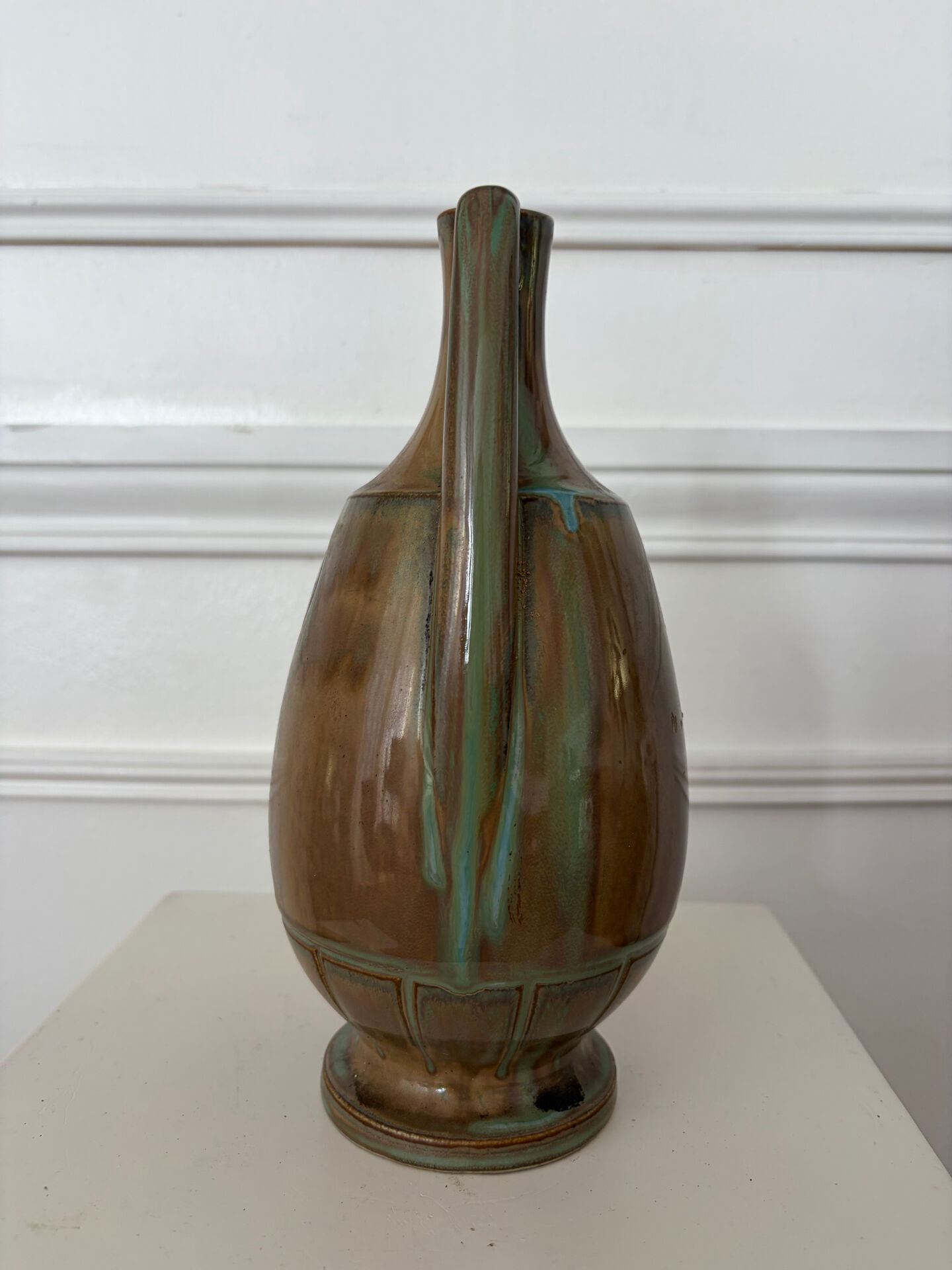 Ceramic jug Doulton Lambeth 1895