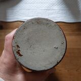 Bouteille ancienne en grès vernissé