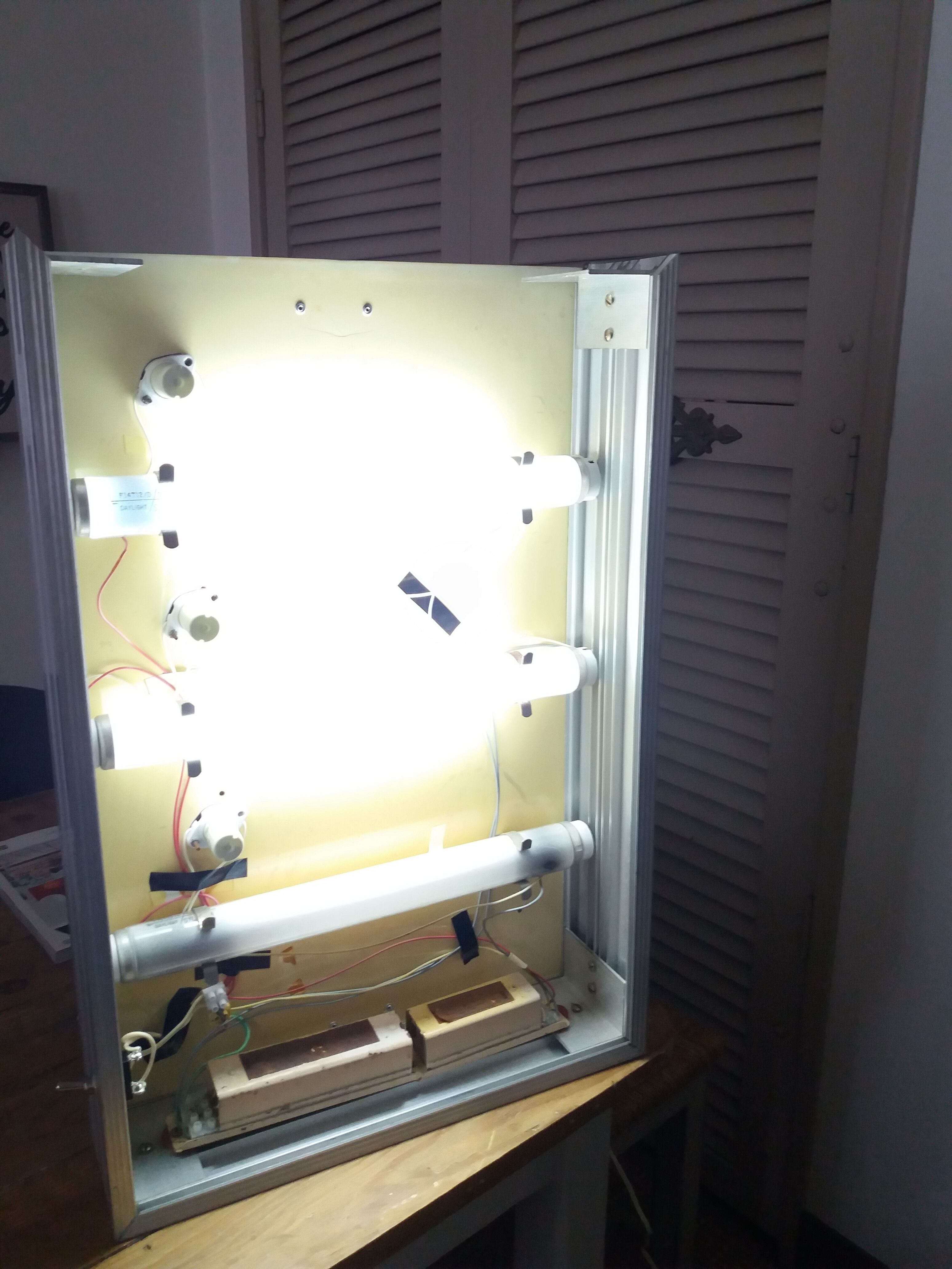 Sign light d a former haberdashery