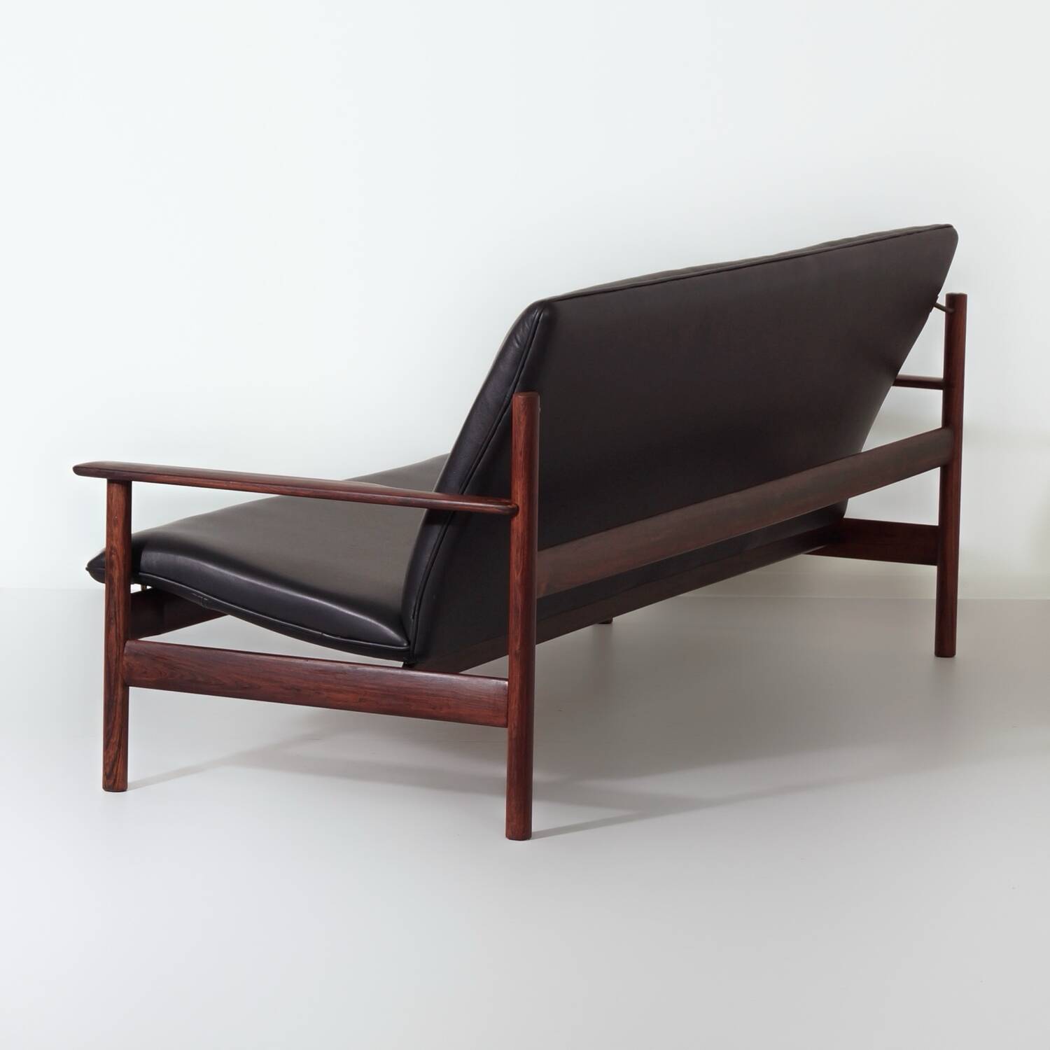 Lounge set by sven ivar dysthe for dokka møbler, 1960s – new black leather