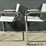 S33 Leather Armchairs, attributed to M. Stam for Fasem, Italy – 1970