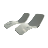 Paire de fauteuils bain de soleil Eurolax de Charles Zublena 1970s