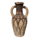 Berber water jar pottery vase in terracotta from the Rif