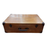 Vintage wooden suitcase