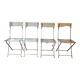 Set of 4 plexiglass folding chairs by Yonel Lebovici and Bernard Berthet 1970