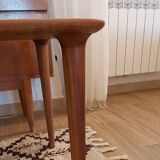 1960s solid teak coffee table
